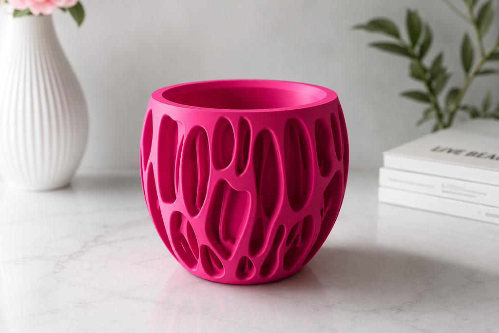 3D-gedruckte Design-Vase