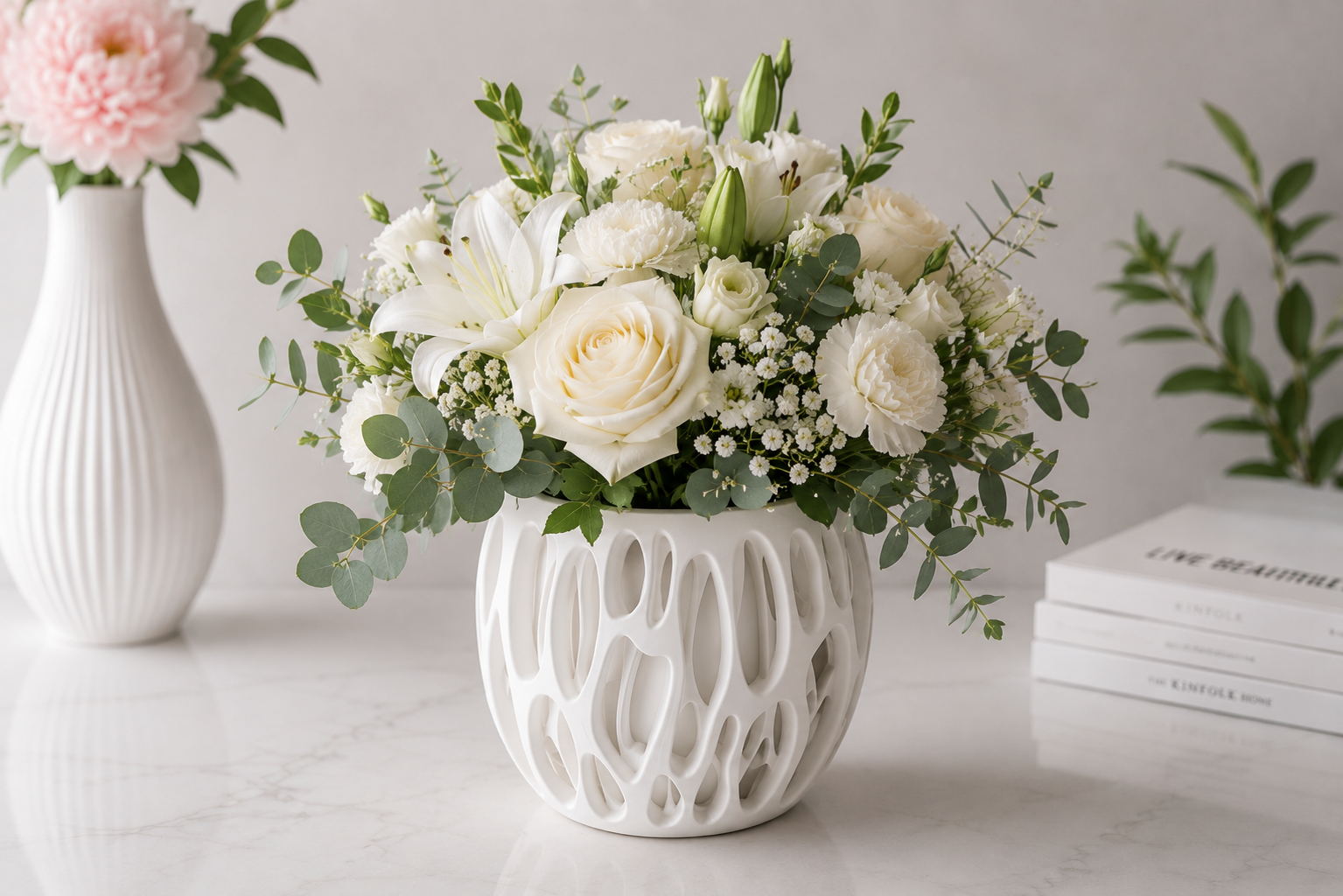 3D-gedruckte Design-Vase