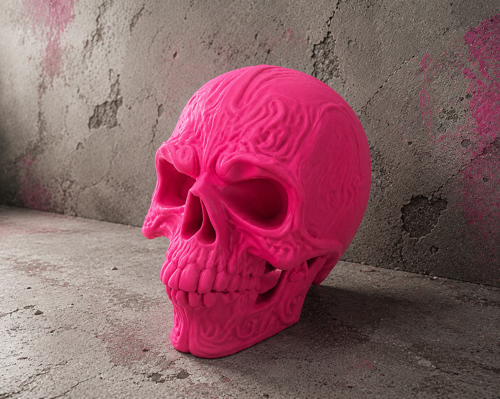 3D-gedruckter Totenkopf – markant, modern, einzigartig