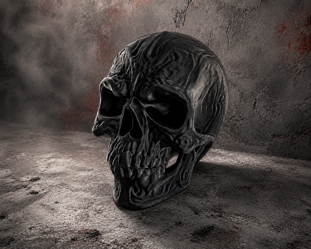3D-gedruckter Totenkopf – markant, modern, einzigartig